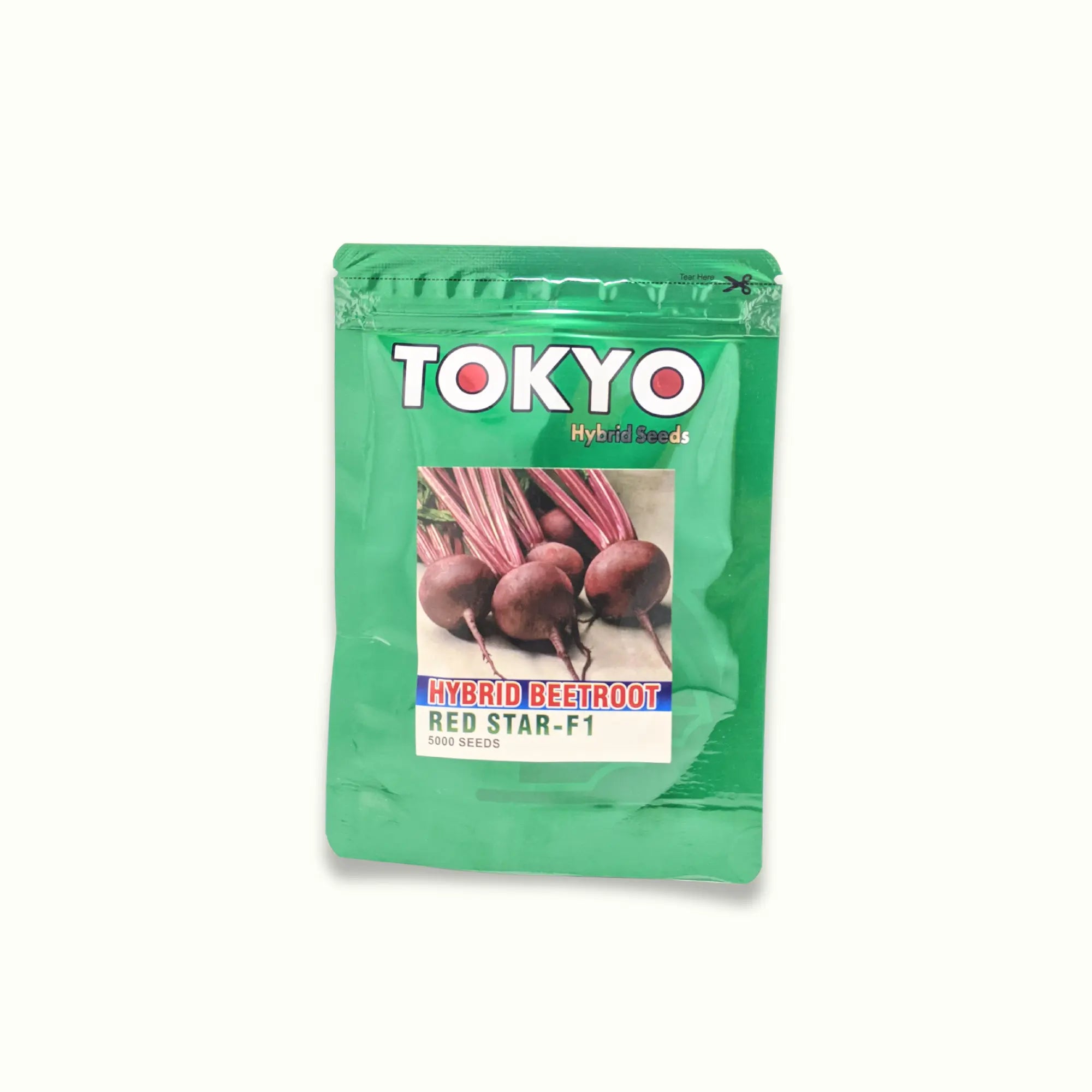 Hybrid Beetroot Red Star F1 Seeds – 5000 Seeds, 85% Germination | Tokyo