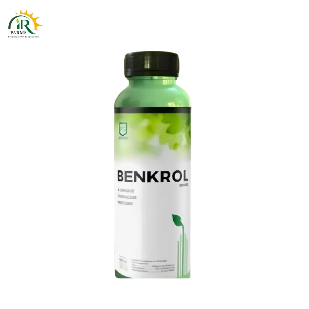 Benkrol 50SC Fungicide (Sulphur + Chlorothalonil) by Ferti Science - Multi-Action Liquid Protection Against Downy Mildew, Powdery Mildew, and Fungal Blights in All Crops