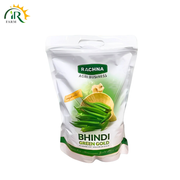 Bhindi Green Gold Okra Seed  1kg By Rachna Seeds - Pack  High Yield 98% Purity 90% Germination  Lady Finger Seed Imported Bhindi Ka Beej