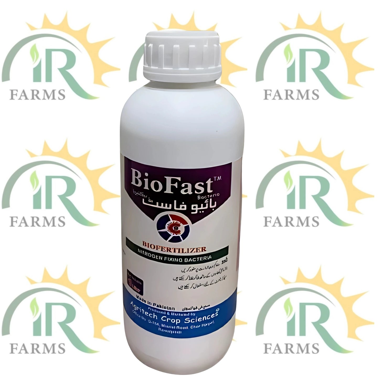 Bio Fast Bacteria – 1 Liter Nitrogen-Fixing Bio Fertilizer for Crops | Organic Urea Alternative