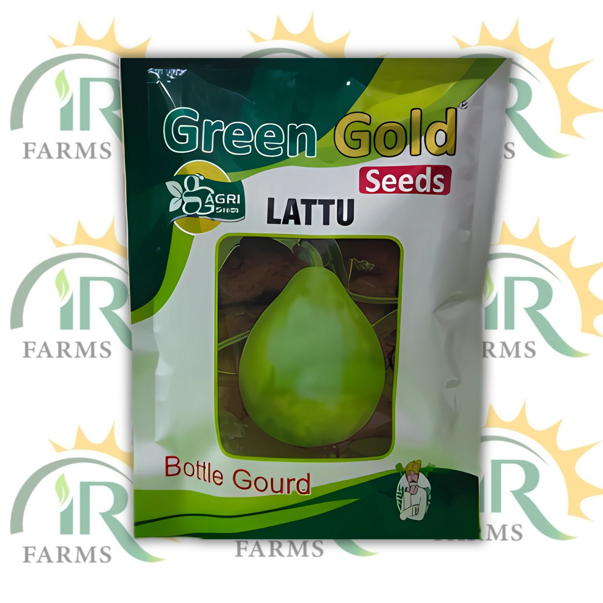 AgriTeck Bottle Gourd Lattu Hybrid Seeds – 100gm Pack