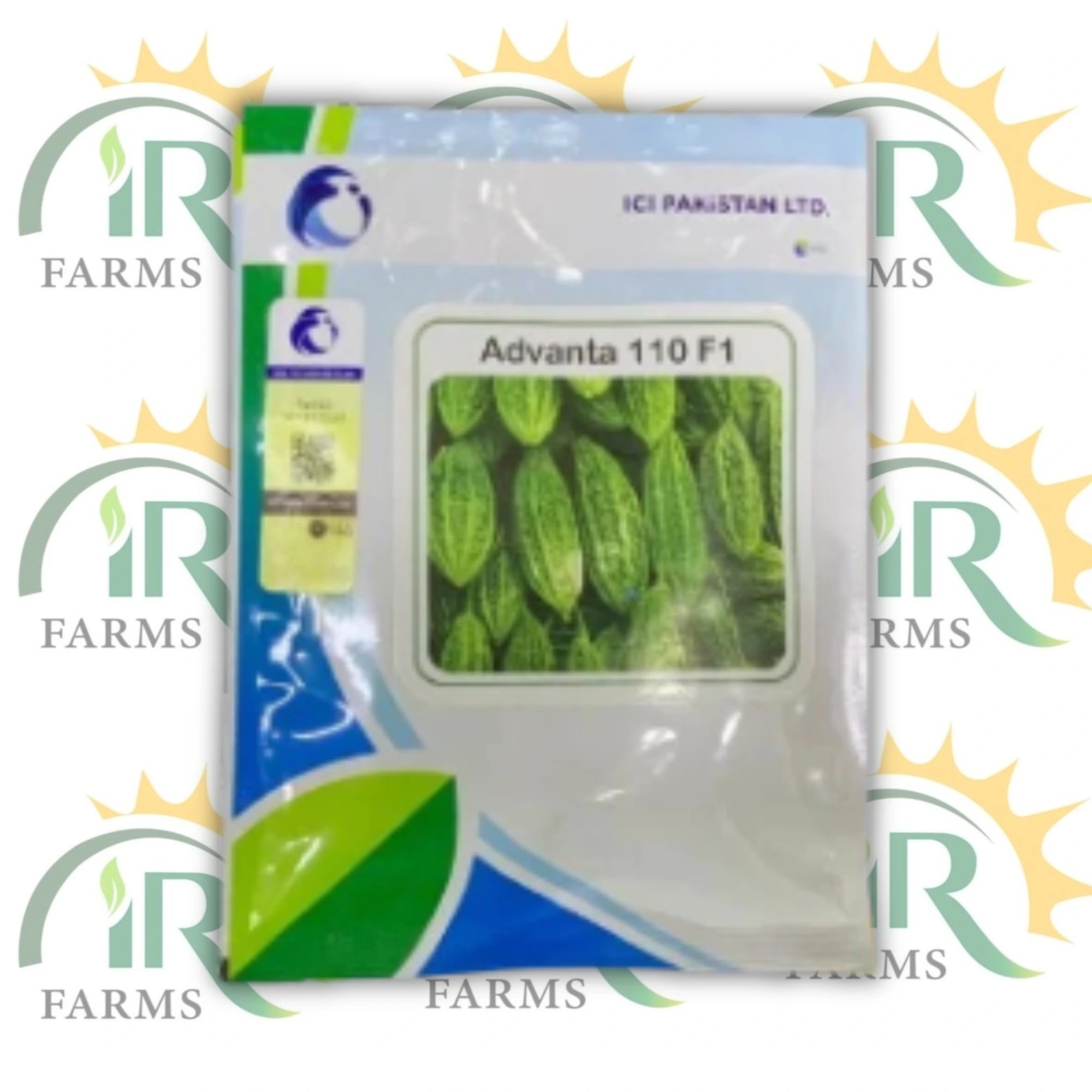 Advanta 110 F1 Hybrid Karela Seeds – Bitter Gourd 50gm | High Yield | Imported ICI Pakistan Seeds