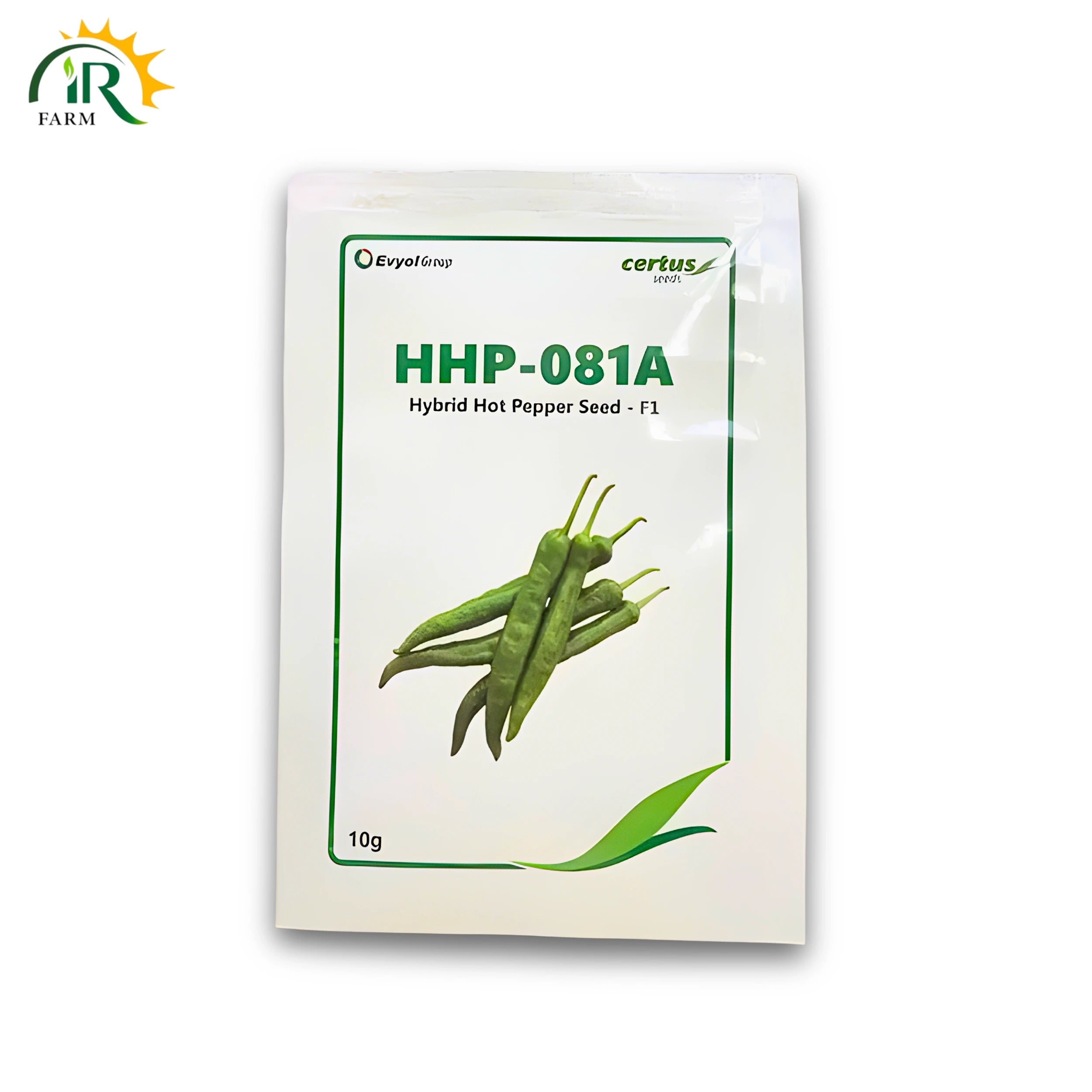 Chili HHP-081A F1 Hybrid Hot Pepper Seeds (10gm) by Evyol – Fast Harvest Hybrid for Steady Farm Returns.
