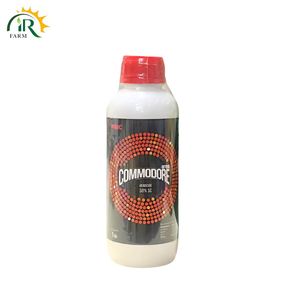 Commodore Extra 50SC Herbicide – 1 Litre | FMC | Mesotrione 10% + Atrazine 40% | Broadleaf & Grassy Weed Control
