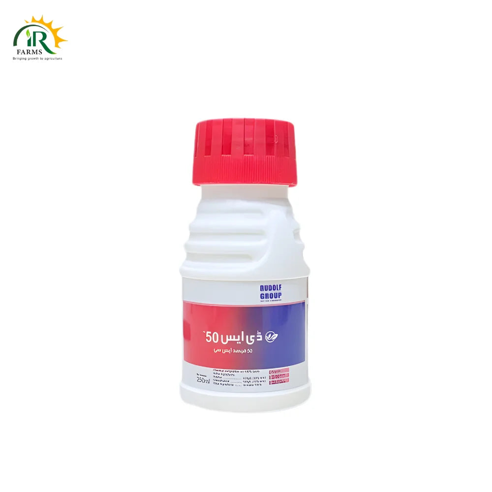 DS50 Rudolf Fungicide (Sulphur + Chlorothalonil) - Multi-Action Contact Protection Against Downy Mildew, Powdery Mildew, and Rust in All Crops