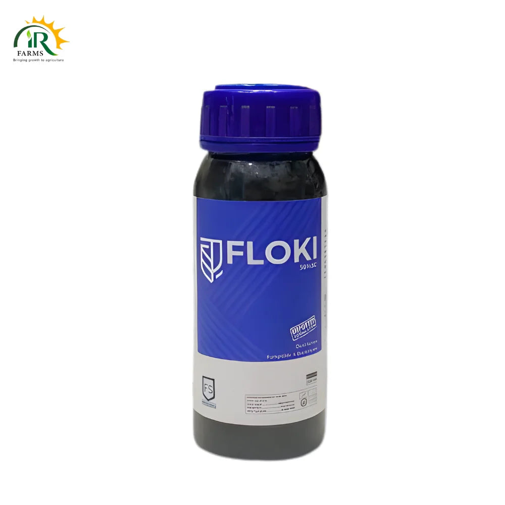 Floki Fungicide & Bactericide (Oxine Copper 33% + Kasugamycin 3%) By Fertiscience Science for Success - Advanced Dual-Action Control for Bacterial Blight, Citrus Canker, and Powdery Mildew