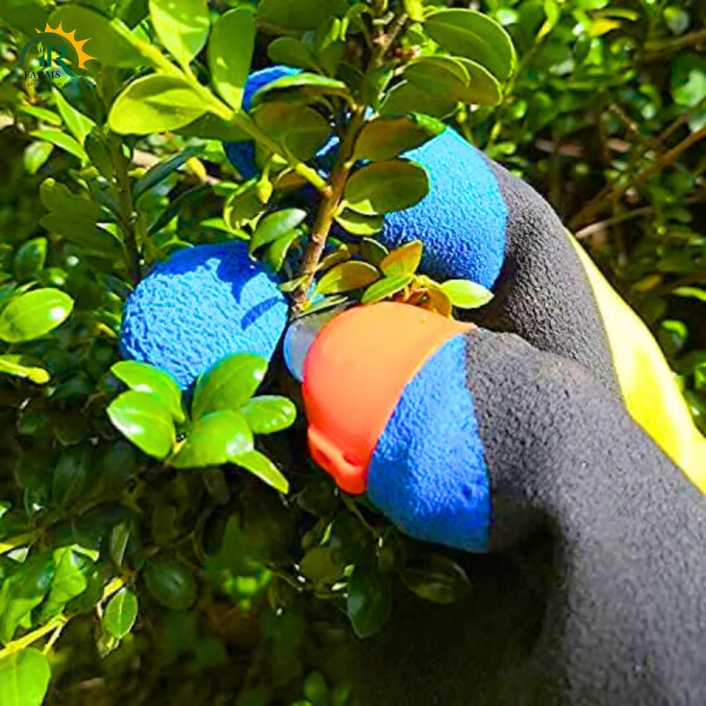 Thumb Knife Gloves 1 Pair – Silicone Picking Gloves with Integrated Blade for Effortless Harvesting