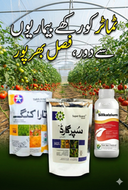 Ultimate Crop Growth & Protection Combo Pack – Silikalzium Foliar Spray + Super Guard 72% WP + Tara King NPK Fertilizer