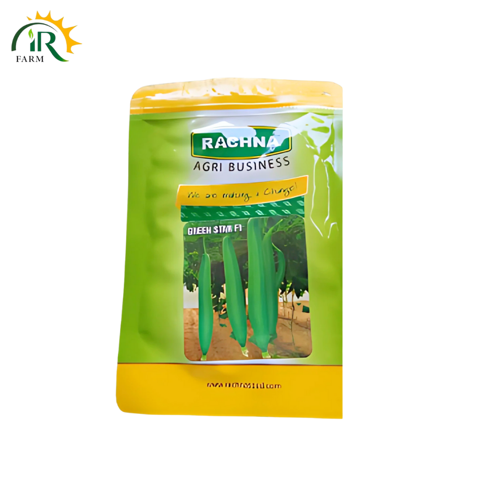 Green Star F1 Ridge Gourd Seeds – 50gm Pack