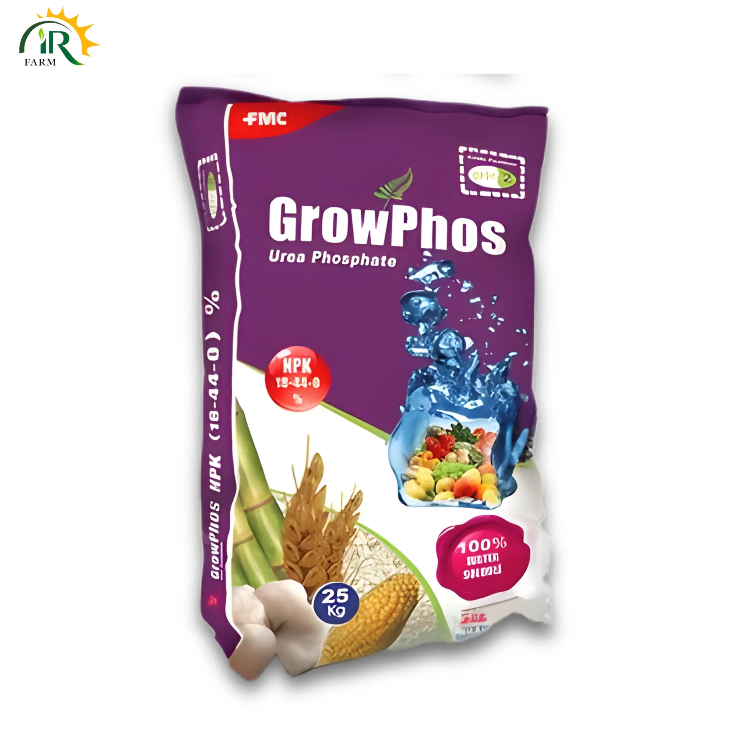 Growphos 10kg FMC Fertilizer 25KG (18:44:0)