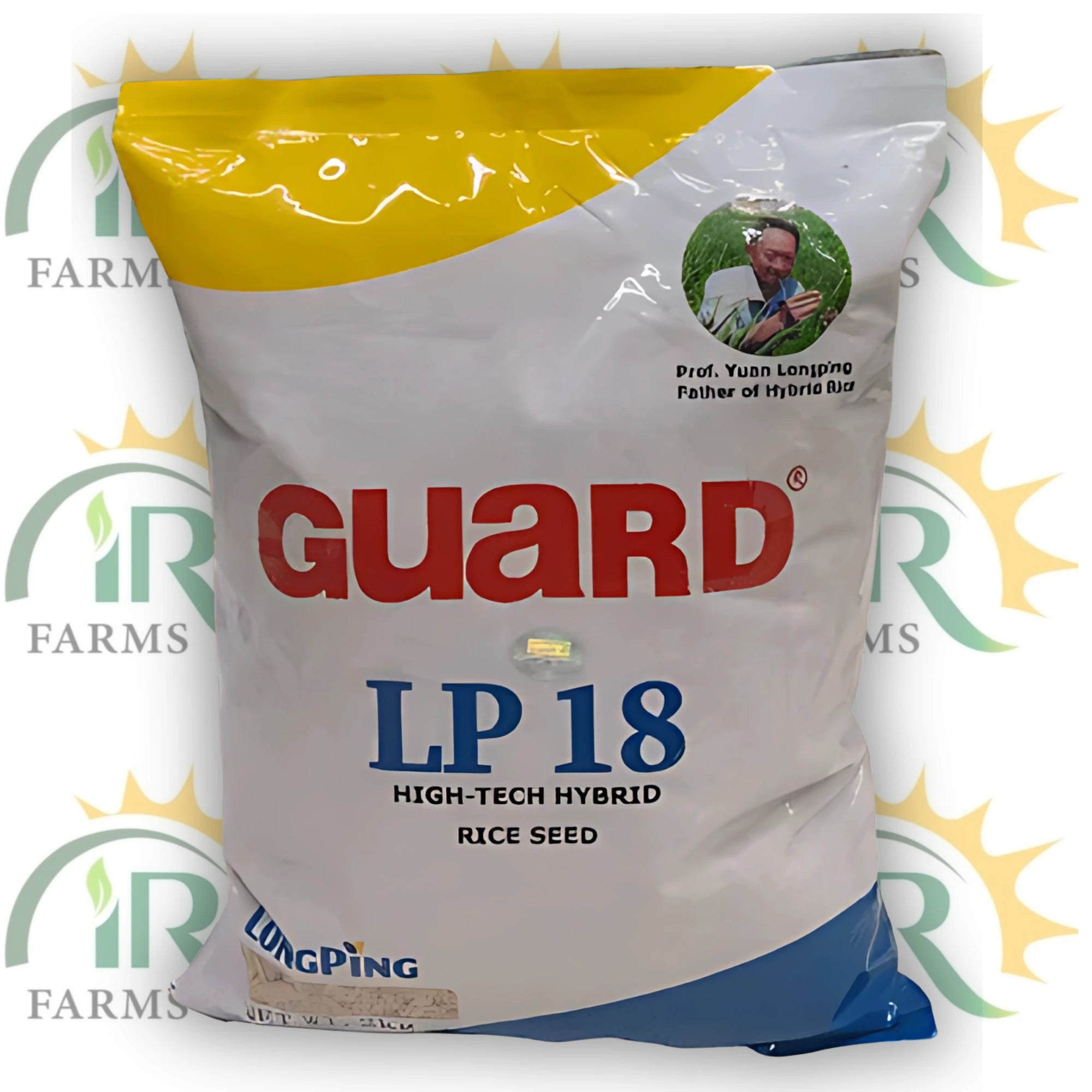 LP 18 Hybrid Rice Seed – 2kg | High-Yield F1 Hybrid | Longping Paddy Seed | Guard Company