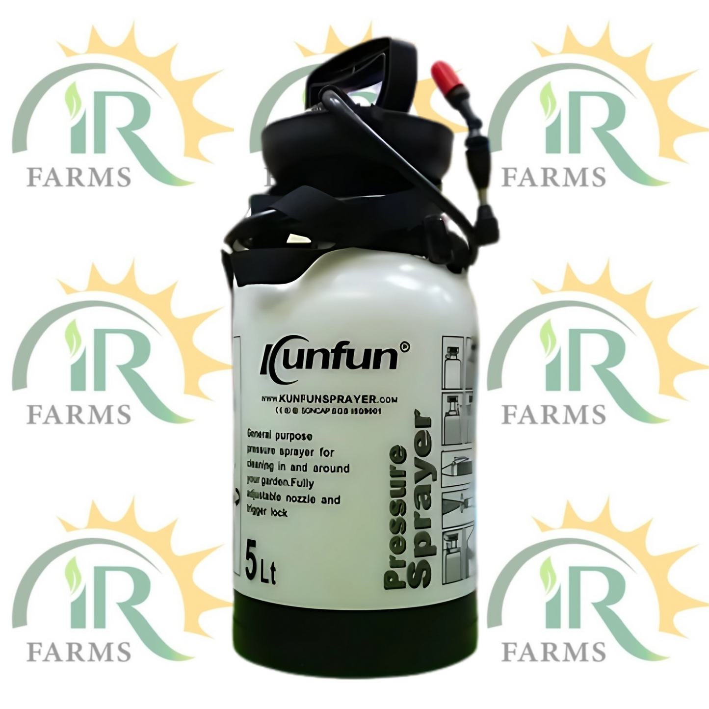 Kunfun 5L Garden Spray Pump – Manual Sprayer for Home & Nursery Use