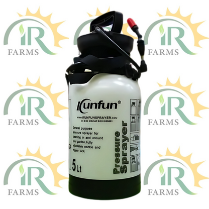 Kunfun 5L Garden Spray Pump – Manual Sprayer for Home & Nursery Use