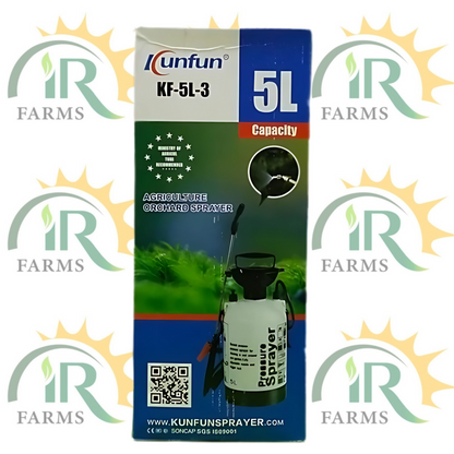 Kunfun 5L Garden Spray Pump – Manual Sprayer for Home & Nursery Use