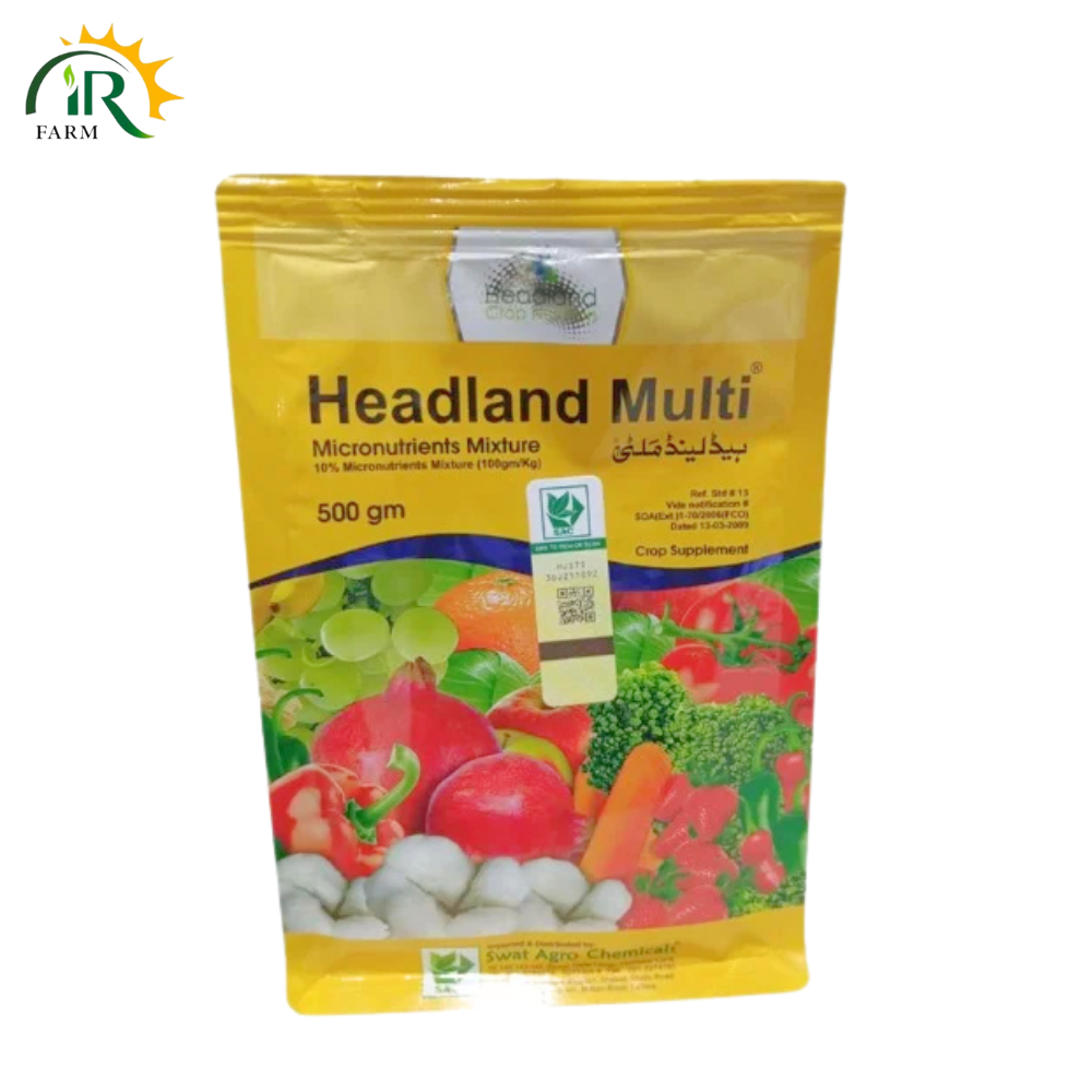 Headland Multi 150gm And 500gm Swat Agro Chemicals Micronutrients Mixture 10% Crop Supplement For Foliar Application