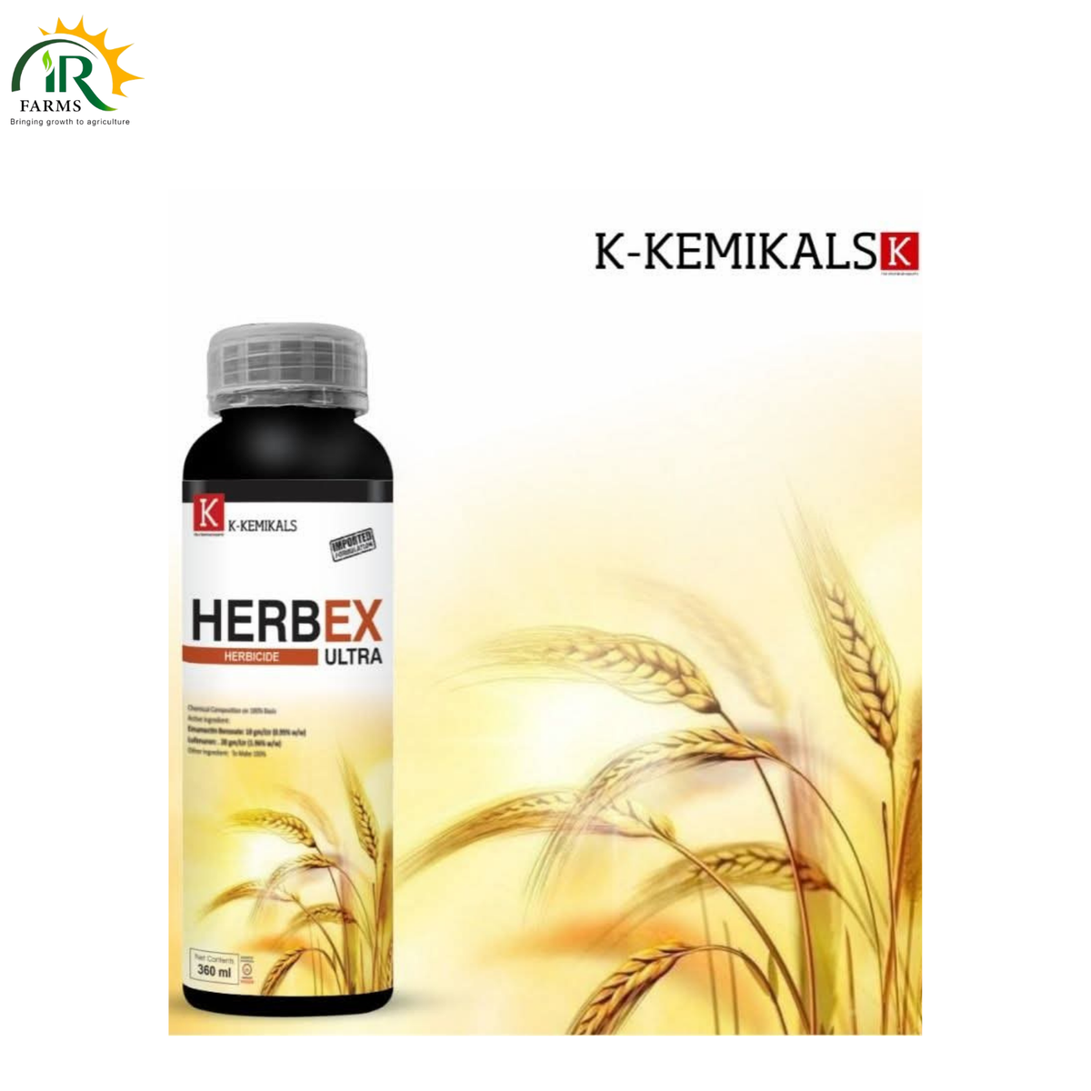 Herbex Ultra / Tri-Ultra 25%OD Weedicide (360ml) – Imported Formula for Fast & Safe Weed Control | K-Kemikals.