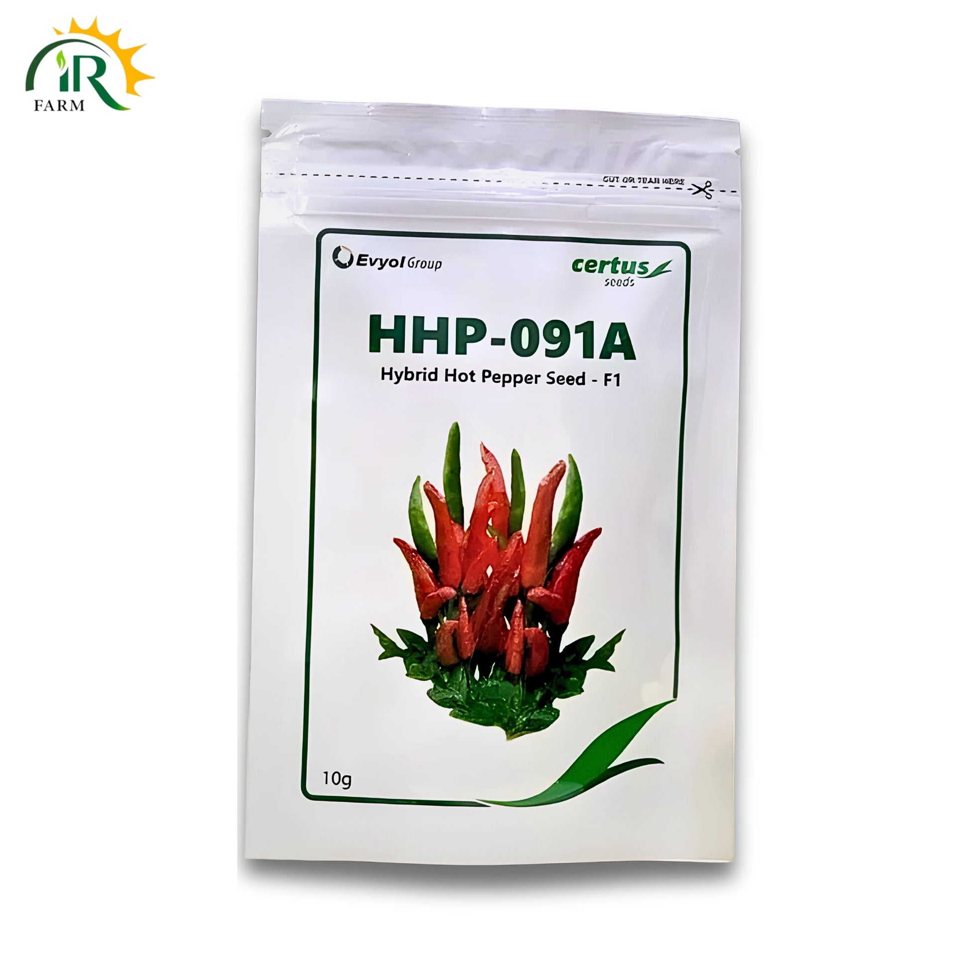 HHP-091A Hybrid Hot Pepper Seeds(10gm) by Evyol Group – Consistent Setting & Reliable Field Performance.