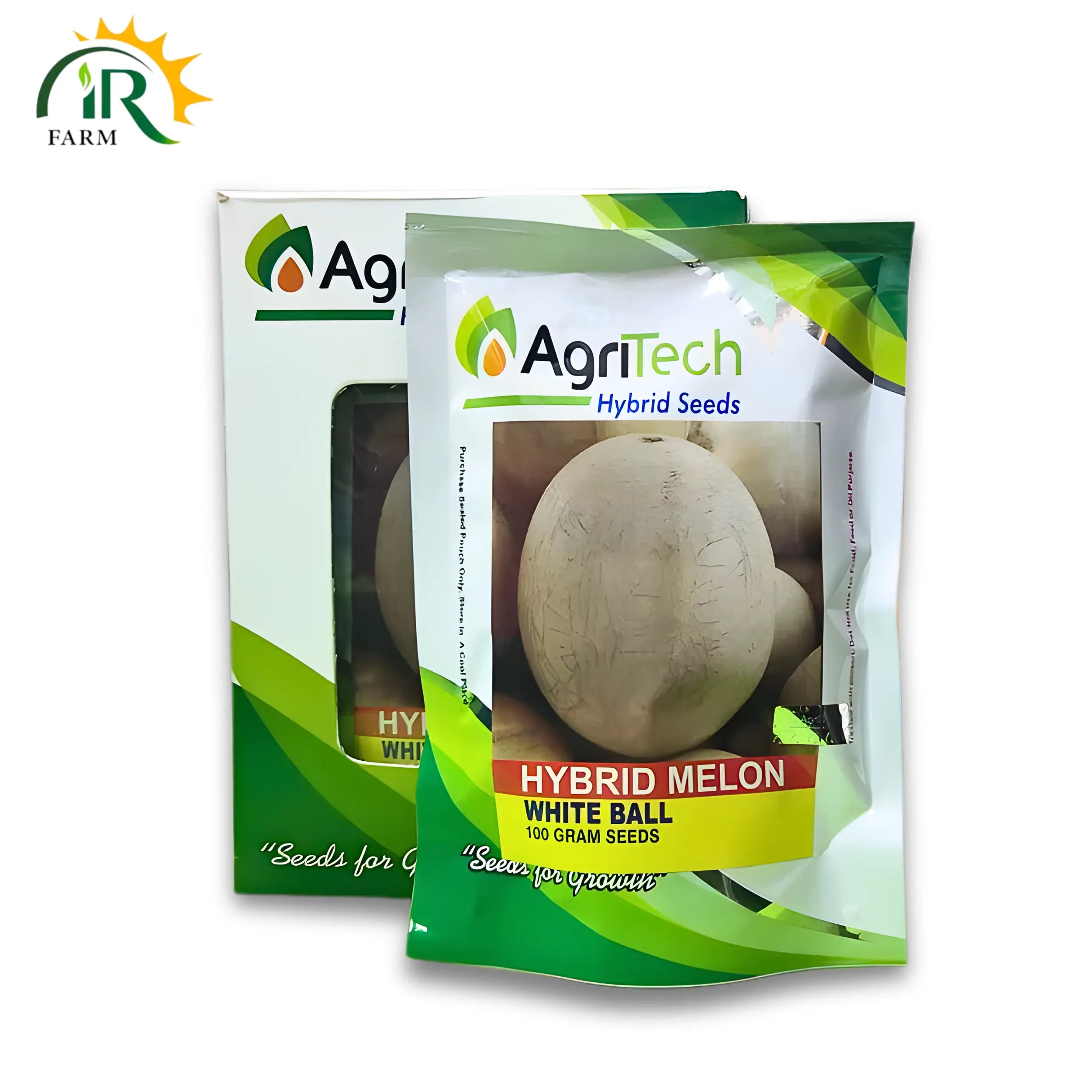 Hybrid Melon White Ball F1 Seeds(100gm) by Green Gold Pvt Ltd – Early Sweet Harvest with Hybrid Melon seeds(Kharboza Beej)