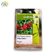 Indus Hot 1 Hot Pepper Hybrid 3000 Seeds by  Syngenta – Early-Maturing, Premium Quality Chillies.