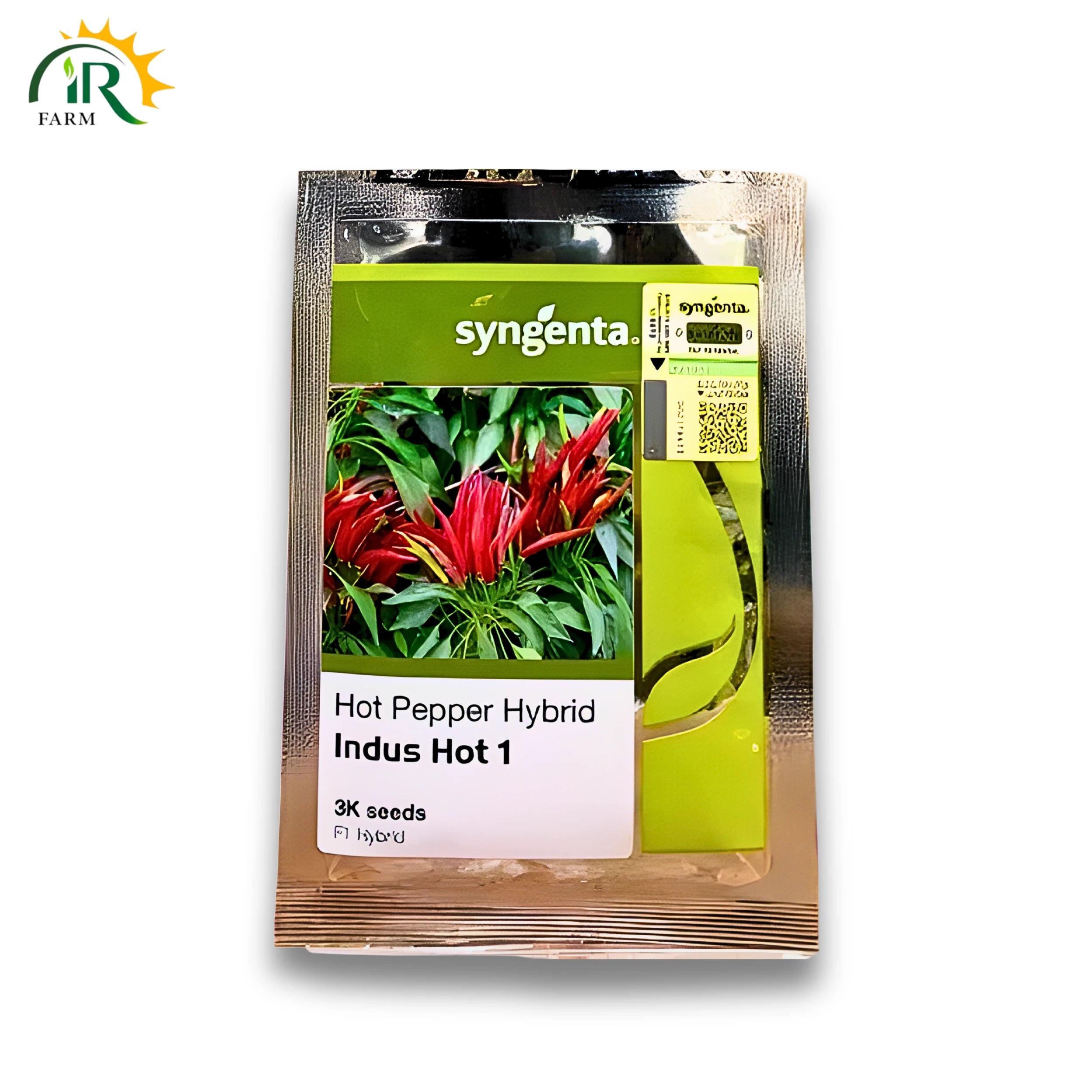 Indus Hot 1 Hot Pepper Hybrid 3000 Seeds by  Syngenta – Early-Maturing, Premium Quality Chillies.