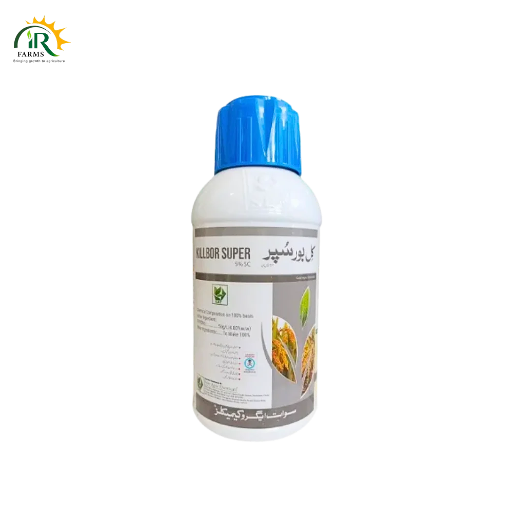 KILLBOR SUPER 5SC Fipronil (50g/L) Insecticide Swat Agro Chemicals - Advanced Suspension Concentrate for Effective Control of Stem Borers and Leaf Folders