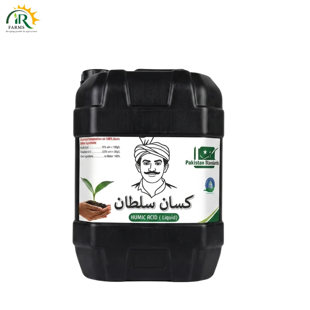 Kissan Sultan Humic Acid 5 Ltr By Pak Agro - Liquid Bio-Stimulant 