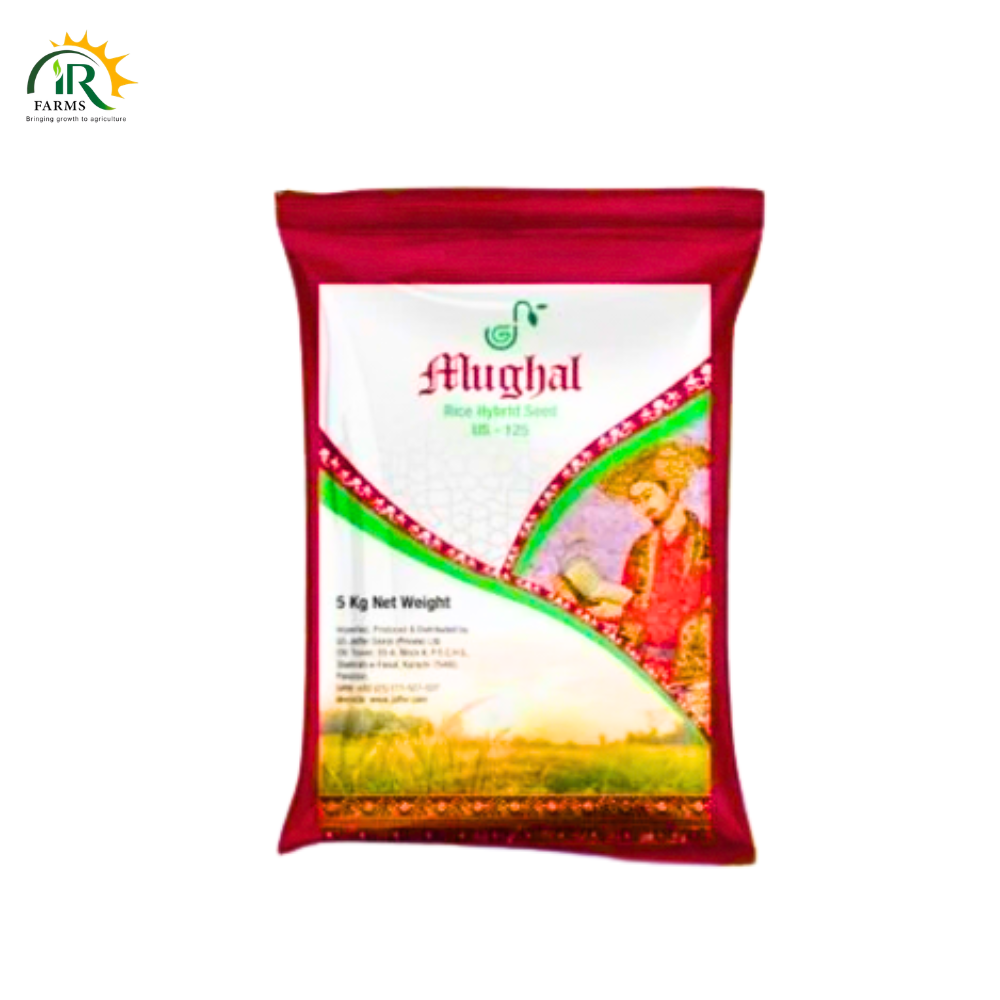 US 125 Mughal Hybrid Rice Seeds 5kg by Jaffer Agro 