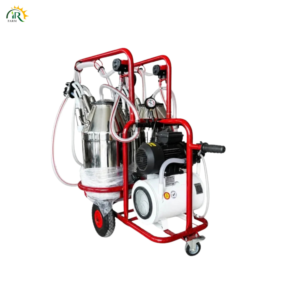 40L Milking Machine – Double Bucket Double Cluster Bartech