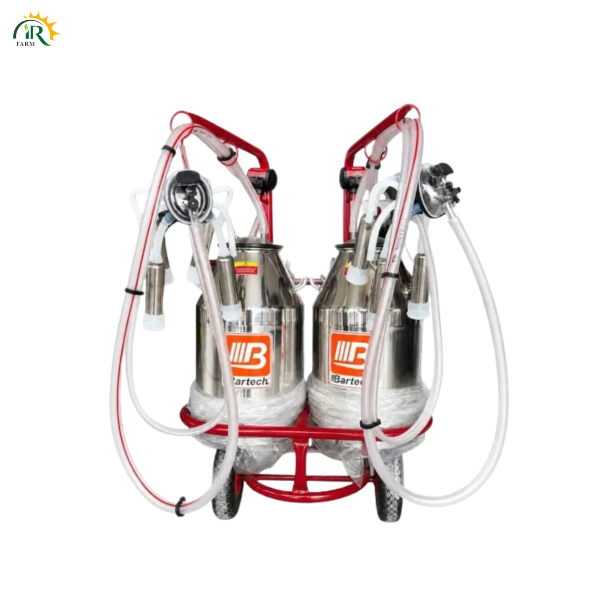 40L Milking Machine – Double Bucket Double Cluster Bartech