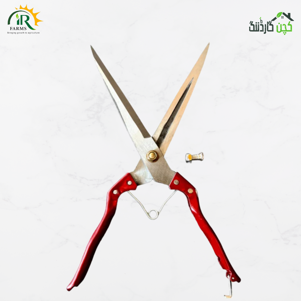 Big Red Scissors - Heavy Duty Gardening and Plant Cutting Scissors for Easy Trimming