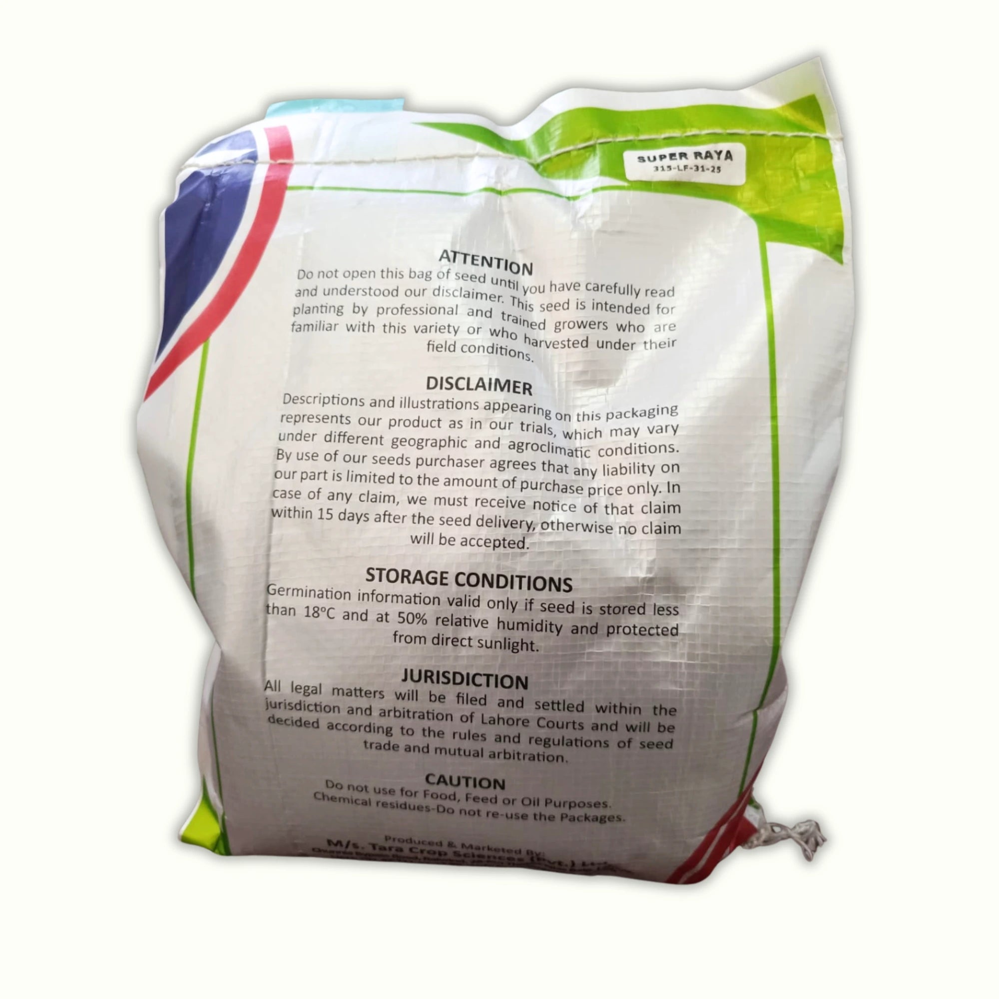 Tara Super Raya Mustard Seed | High Yield Hybrid Sarson Seed – 2KG | Tara Group