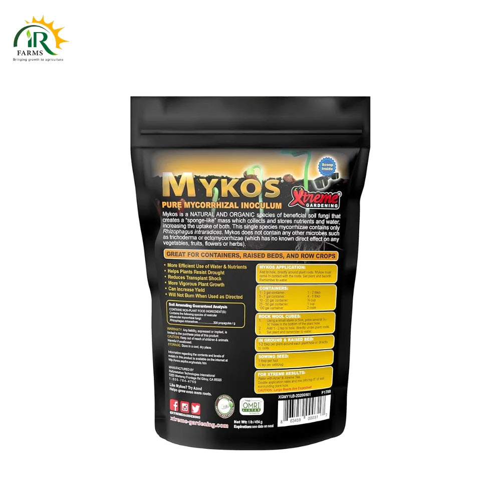 Mykos 100gm Pure Mycorrhizal Inoculum Roots Mykos Mycorrhizae