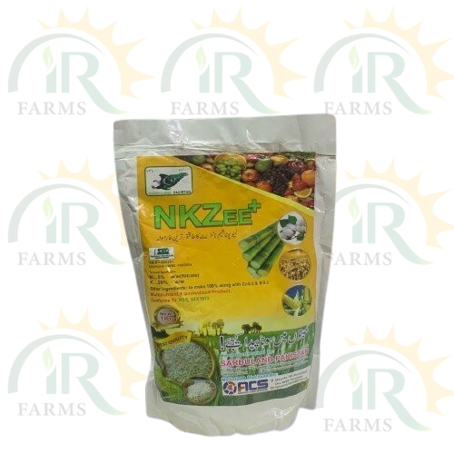 NKZee+ Naino Potassium Nitrate Formula NKZ Nitrogen 5w/w Potash 20w/w with Zinc and boron Agritech Crop Sciences Sarbuland Pakistan NKZ Spray IR Farm