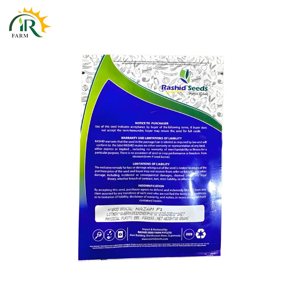 Brinjal Nazam F1 Seeds – Reliable Brinjal Seed for Better Yield