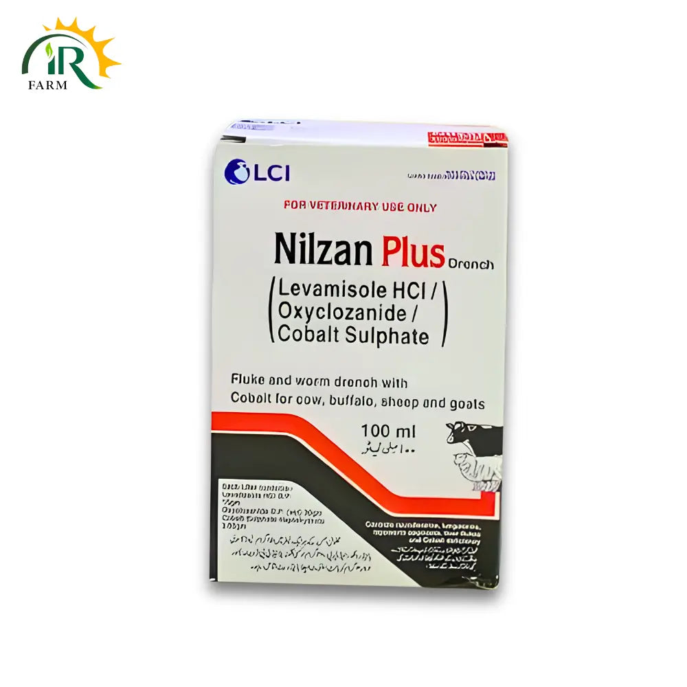 Nilzan Plus 100ML - Powerful Fluke and Worm Drench for Livestock Health