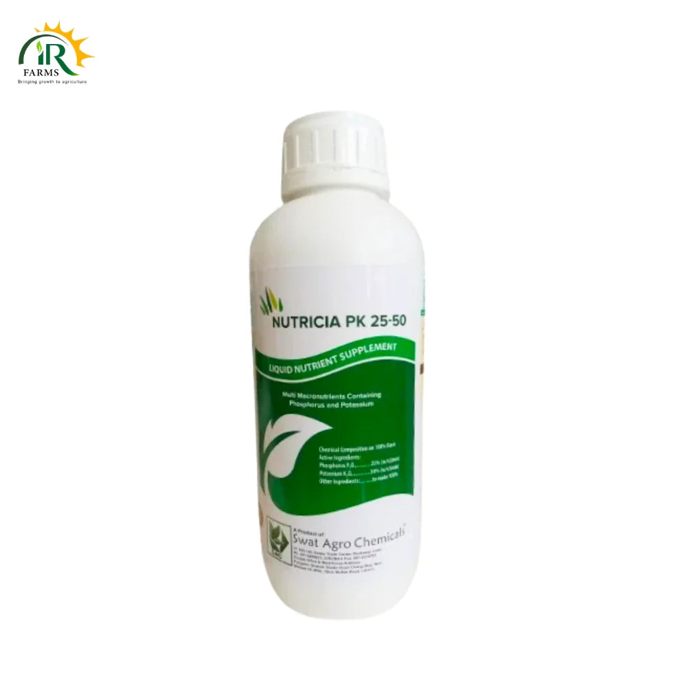 Nutricia Pk 00 25 50 Liquid Nutrient Supplement Phosphorous 25% Potassium 50% For Fertigation And Foliar Spray Swat Agro Chemicals Spachem Spain Liquid Nutrients Supplement Fertlizer
