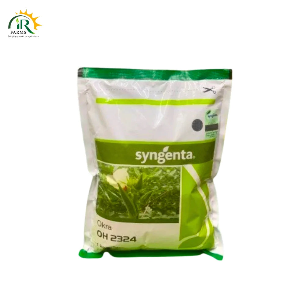 Okra OH 2324 F1 Hybrid Seed (Bhindi Seed) 1kg Syngenta - Leading Selection for Maximum Yield and Pod Quality