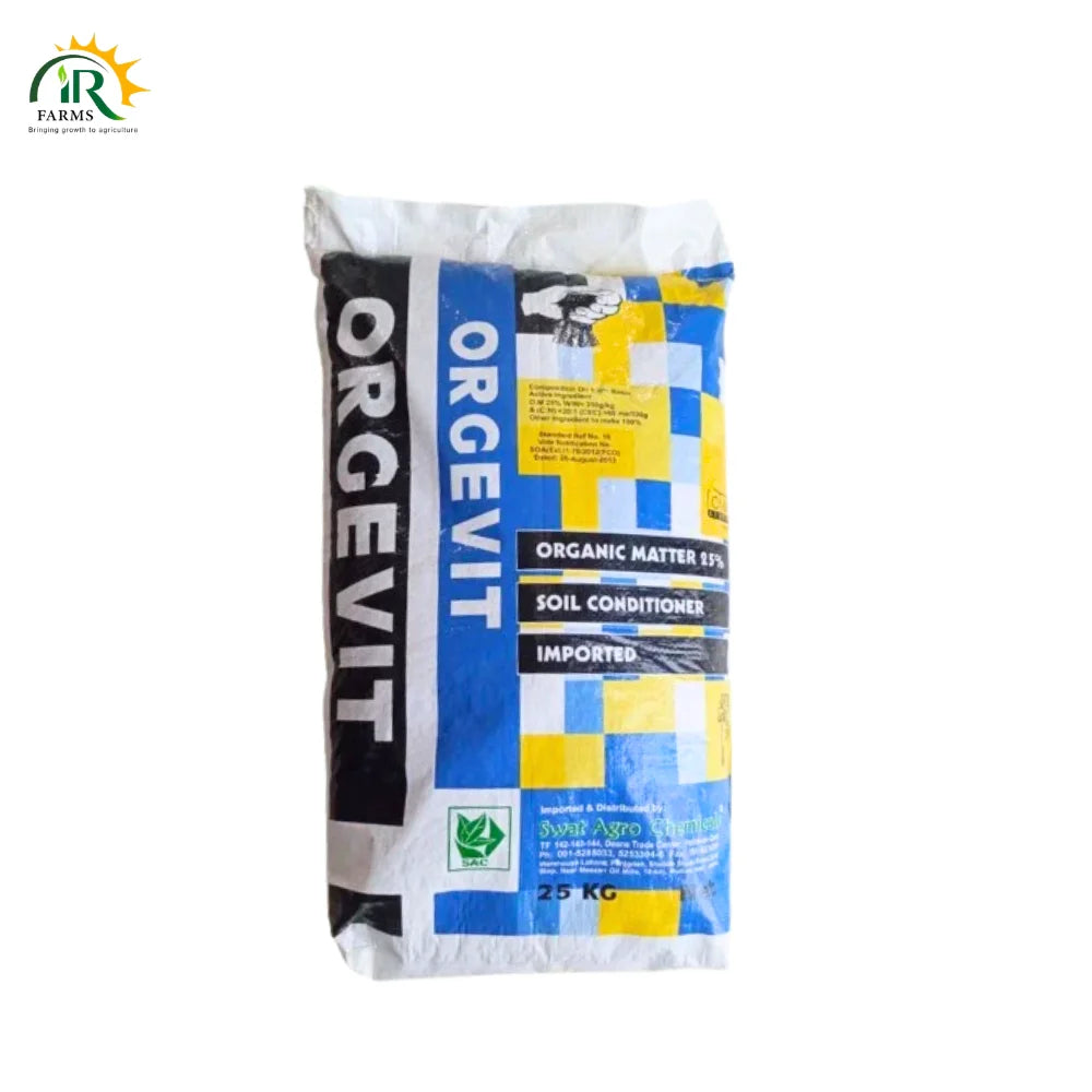 Orgevit 25kg Organic Matter 25W/w Pellete Swat Agro Chemicals Manufactured By Memon Holland