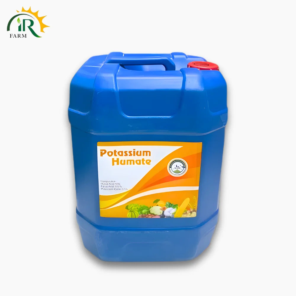 Potassium Humate Fertilizer -20Liter with Fulvic Acid for Enhanced Soil Fertility and Plant Growth