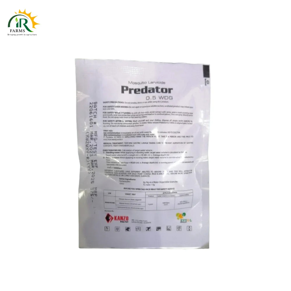 Predator 0.5WDG Mosquito Larvicide – Dengue, Malaria &amp; Leishmania Vector Control | Evyol Group