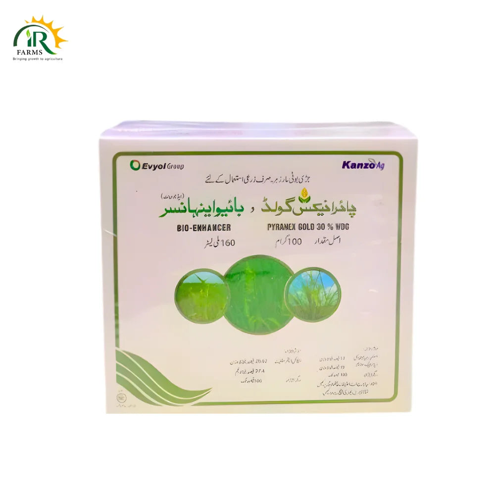 Pyranex Gold 30WDG 100GM plus Bio enhancer 160ML Post Emergence Herbicide for Rice Crop
