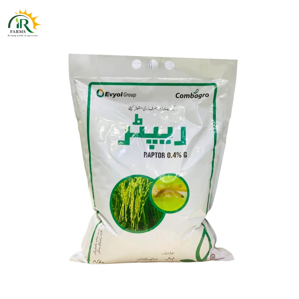 Raptor Insecticide 6kg | Fipronil 0.4G Granules | Evyol Group | Broad-Spectrum Soil Insecticide