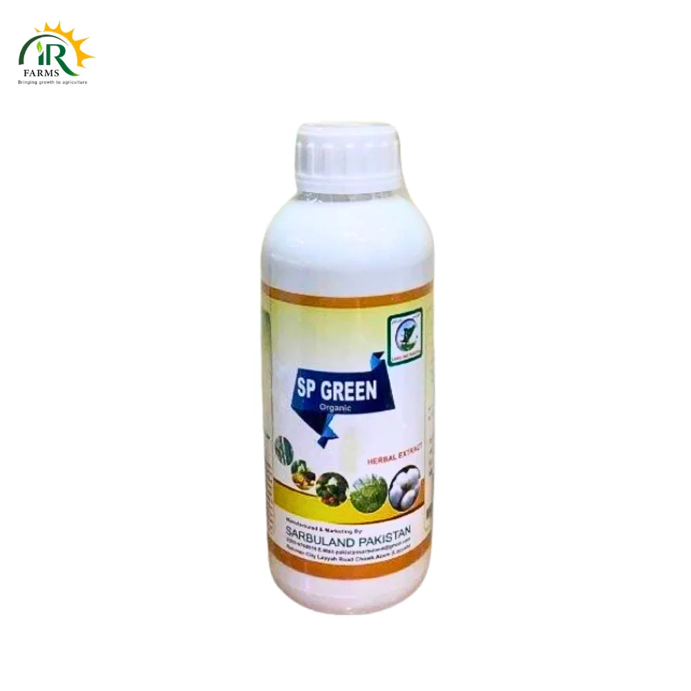 SP Green Organic 1 Litre Herbal Extract Lactic Acid Bacteria, Yeast, Azadicachta Indica, Nicotiana tabacum, Calotropis Procera, Citrullus Colocynthis and Asafoetida Sarbuland Pakistan