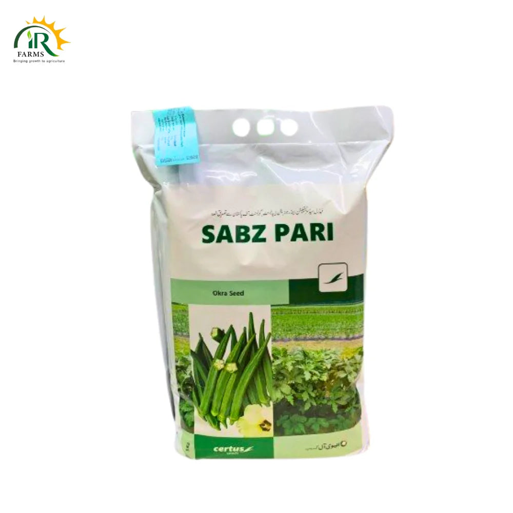 Sabz Pari 1KG Okra Seed (Bhindi) – a premium, high-yielding variety from Evyol Group