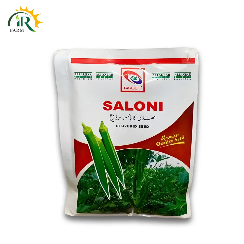 Saloni Bhindi F1 Hybrid 100GM - Maximum Yield with Resilience Against Pests and Disease