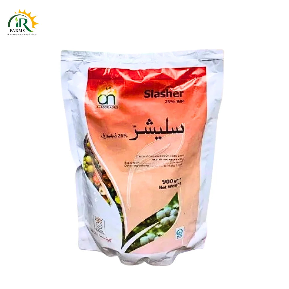 Slasher Buprofezin 25WP Insecticide – 900GM _ Immature Whitefly Control _ Alnoor Agro Chemicals