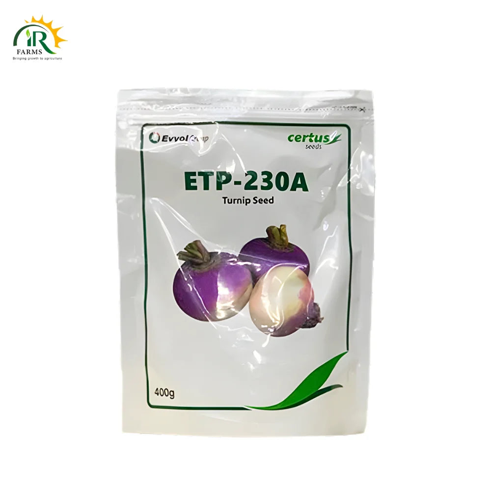 Turnip Seed Etp - 230a 400gm Combagro Certus Seeds Kanzo Evyol Group