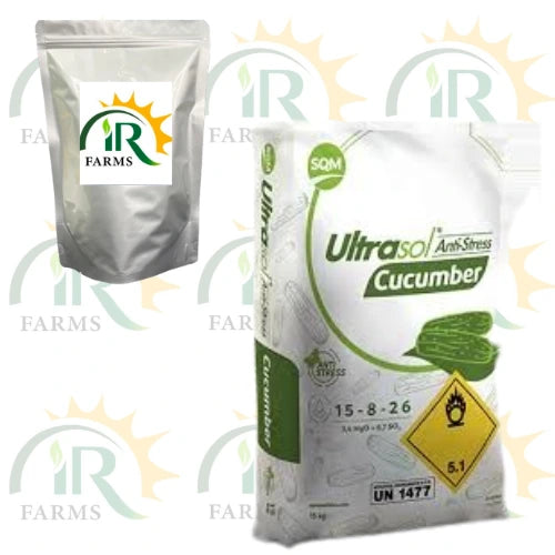 Ultrasol Anti Stress Cucumber 1kg ( Part of 15kg Pack ) & 15kg  Npk 15 8 26 + 3, 4mgo + TE Swat Agro Chemicals Antistress fertilizer