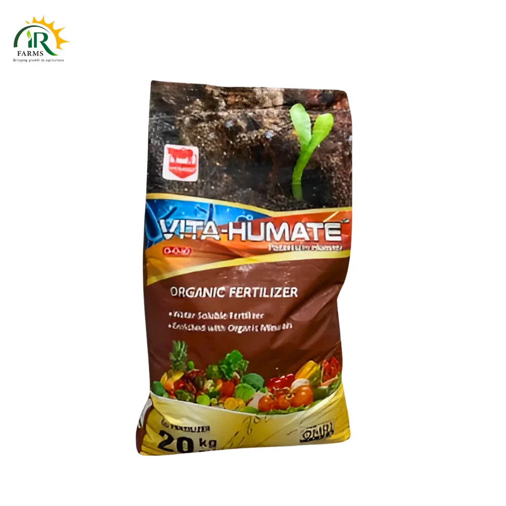 Vita Humate 20KG – Potassium Humate + 10% K₂O _ Soil Conditioner & Fertility Booster