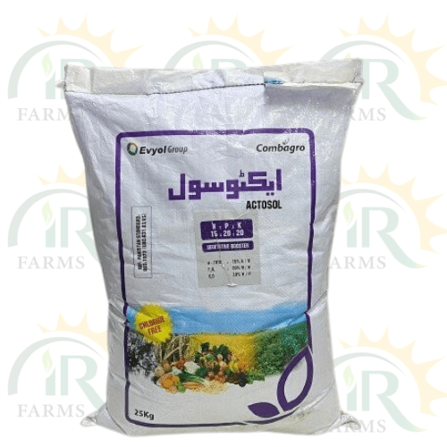 Actosol 25kg Npk 15 20 20 Combagro Kanzo Evyol Group Ag Pharma این پی کے - IR Farm